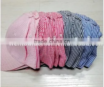 Hot sale personalised fashionable Seersucker Baseball Cap