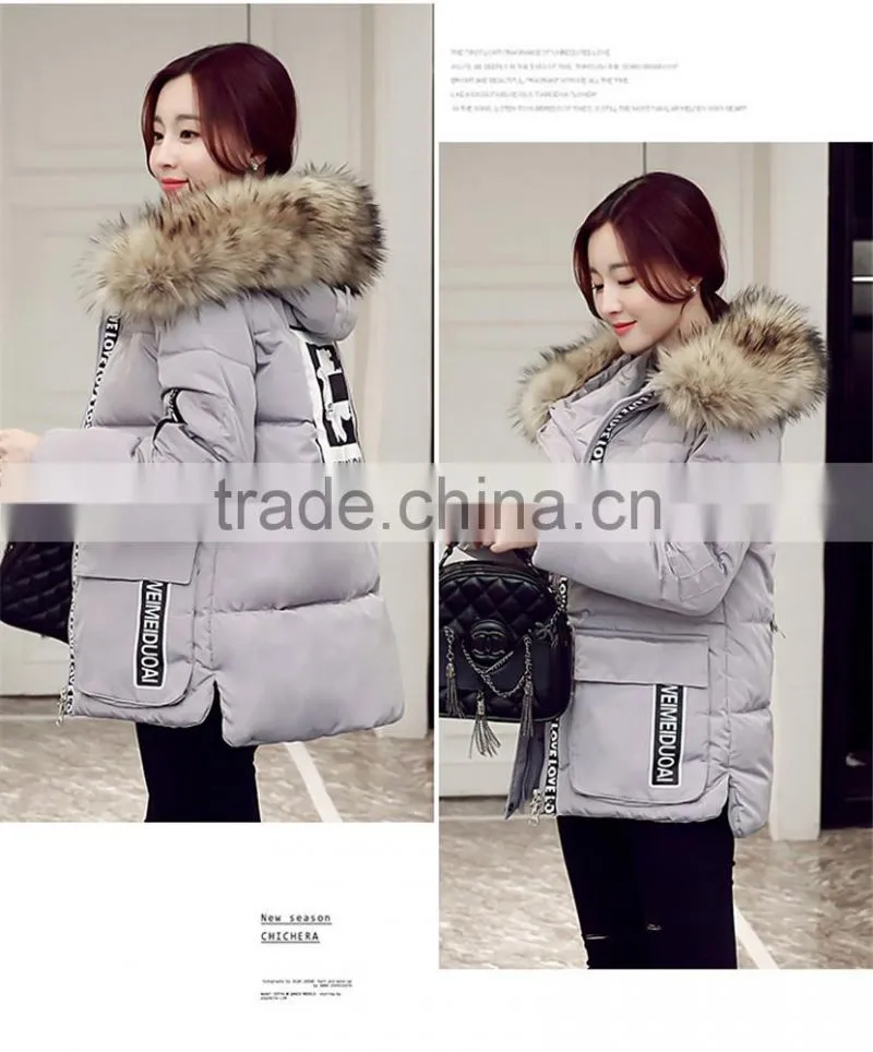 Fashion Womens Thicken Warm Winter Coat Hood Parka