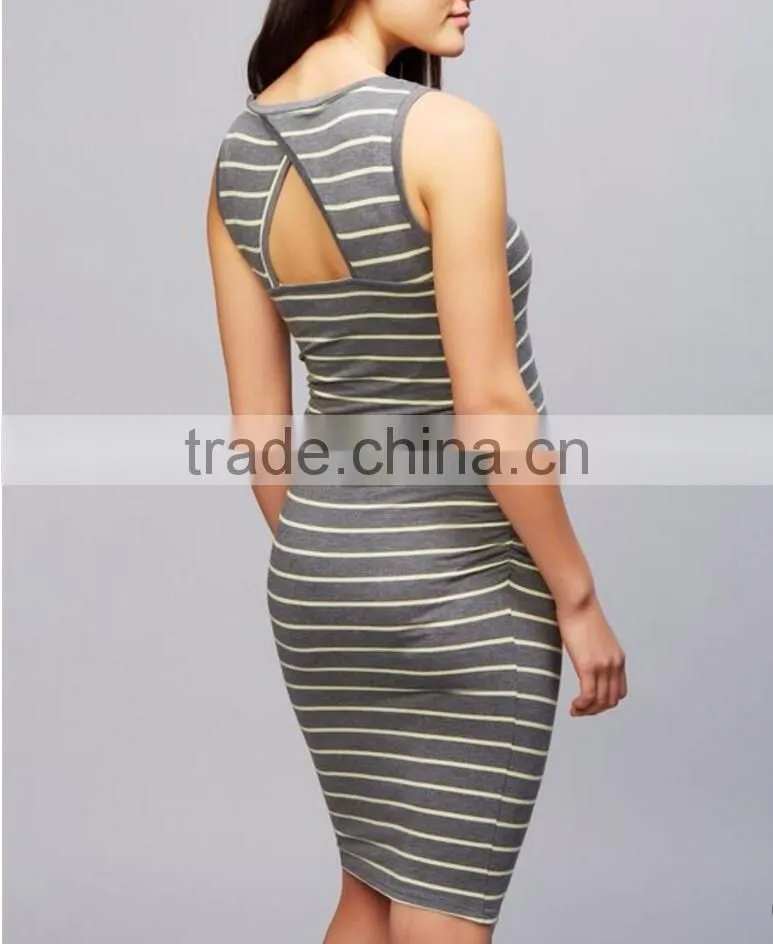 Sexy backless summer maternity dresses