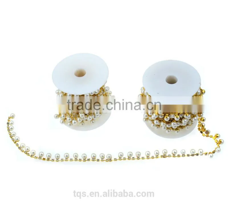 Cup Chain Rhinestone Trimmings for Dresses
