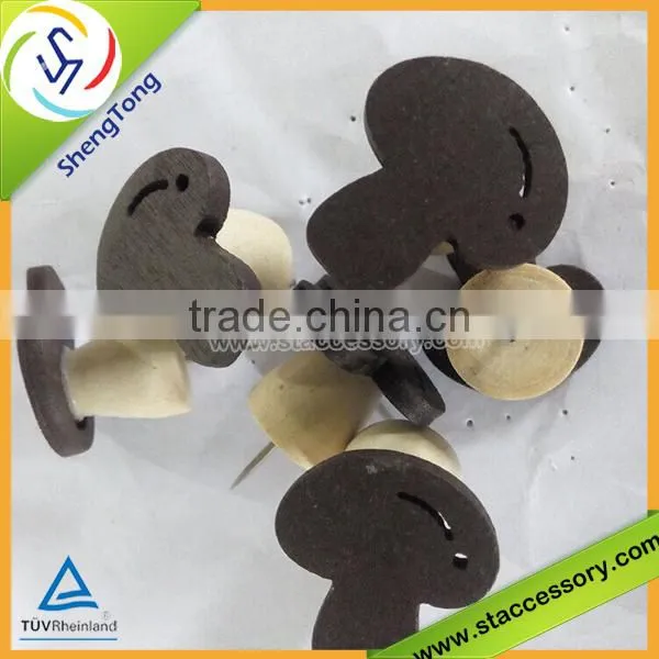 wooden paper clip push pin/push pin/thumb tack pins clips