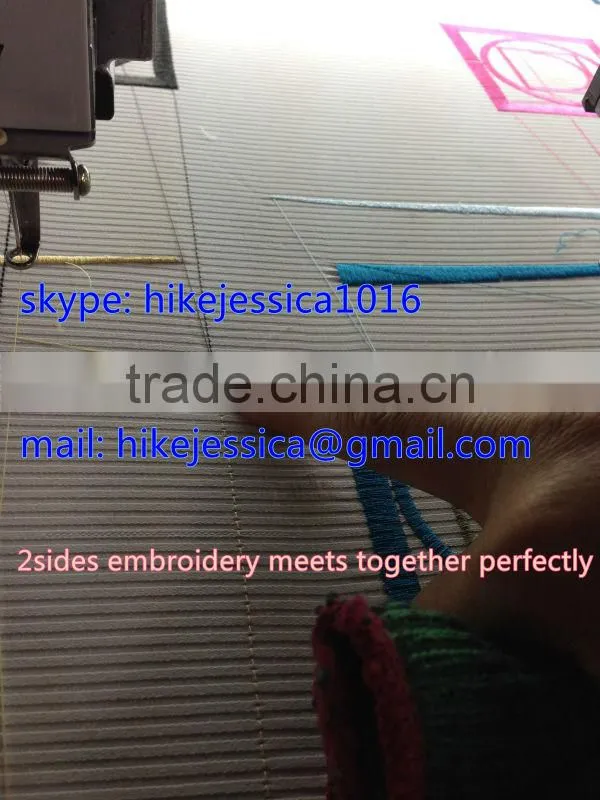 fushun 615 15heads double sides heads flat normal computerized embroidery machine