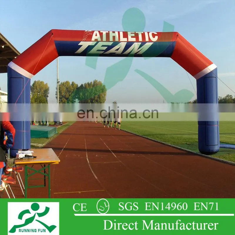 inflatable start finish arch for sport games