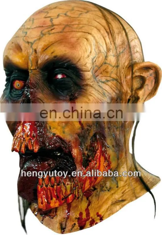 Latex Adult Tongue Zombie Mask Undead Walker Halloween Ghoulish Productions