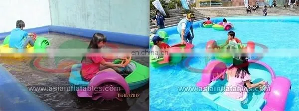 Cheap Kids Pedal Boats / Plastic Hand Pedal Boat / Pool Aqua Paddler Boat