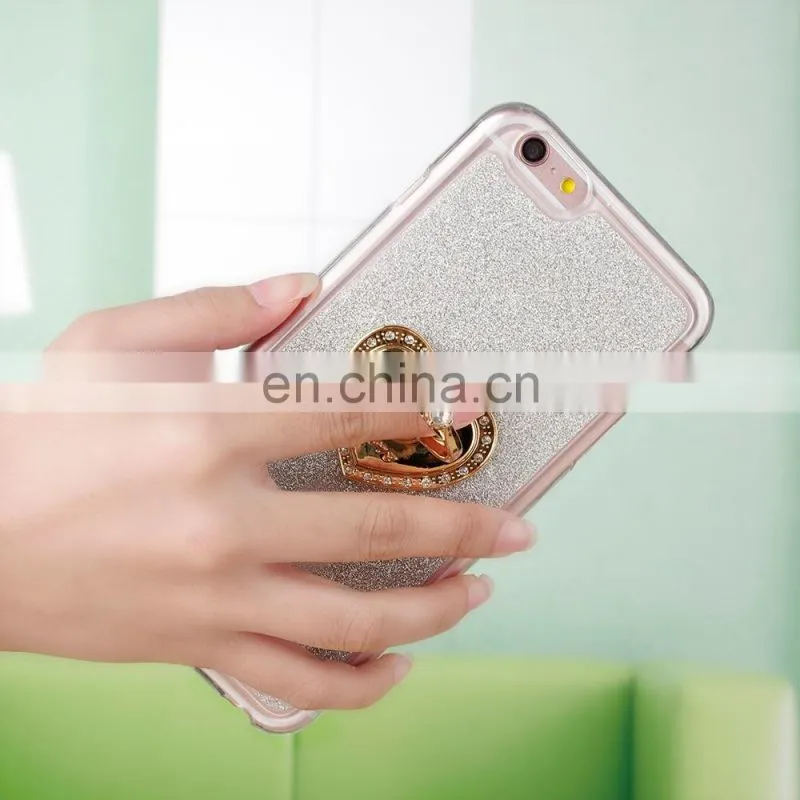 Bling style kickstand cover case TPU phone case for iPhone 6 Plus/ 6S Plus