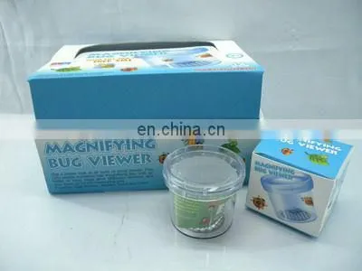 Hot sale Insects observation box plastic toy magnifying glass box