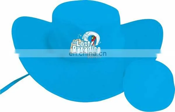 cheap hot promotion foldable polyester large sun hat