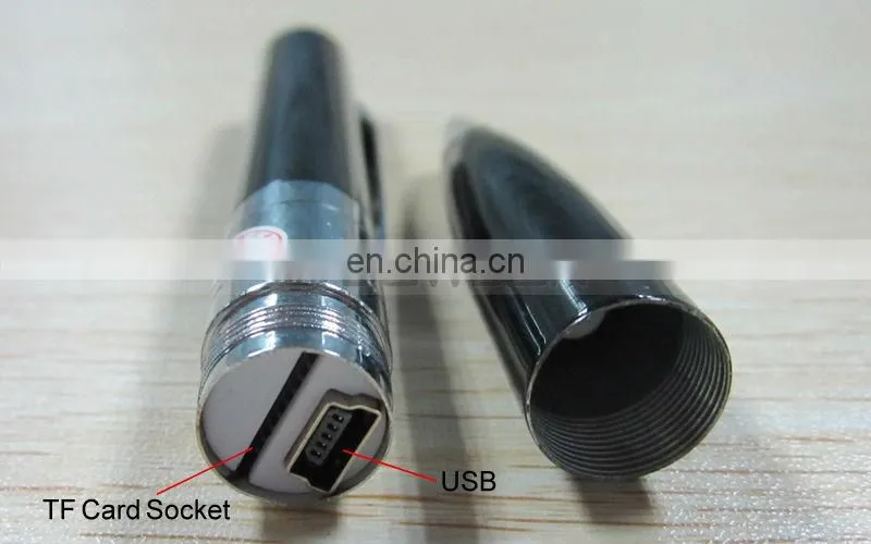 Multi function hidden camera pen
