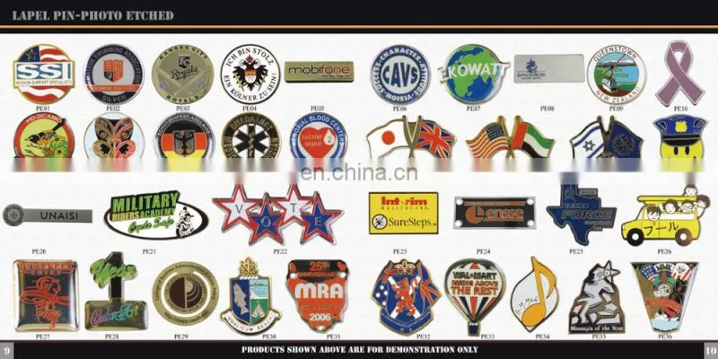Wholesale cheap custom army police sports running gold souvenir magnetic military badge