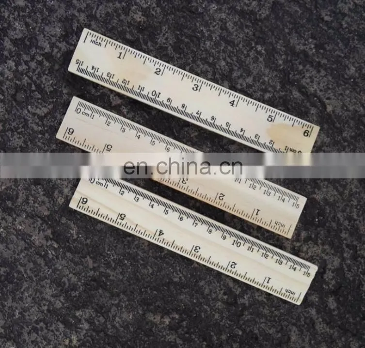 6" wooden ruler