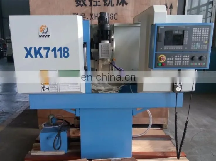 Model XK7118 mini precision hobby CNC milling machine with CE