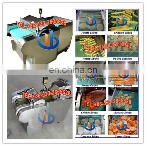 Good performance industrial electric vegetable cutter home use / vegetable and fruit cutting machine