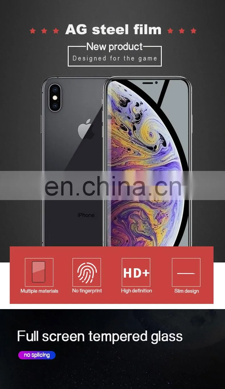 Screen Protector Full Screen Cover Film For iPhone 6/7/8 for Honor 8X mobile phone Screen Protector tempered glass