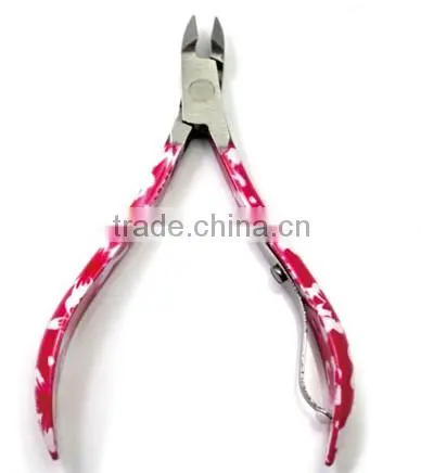 Stainless Steal Professional Cuticle Nipper with Colorful Handle