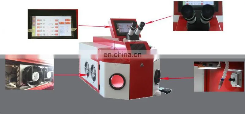 Best Price Portable Laser 200W YAG Spot Jewelry Laser Welding Machine for Gold Silver