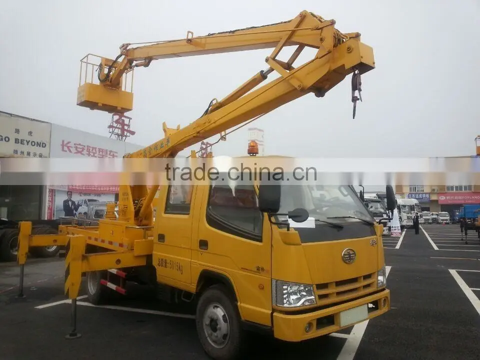 10m Jiefang truck mounted aerial platform