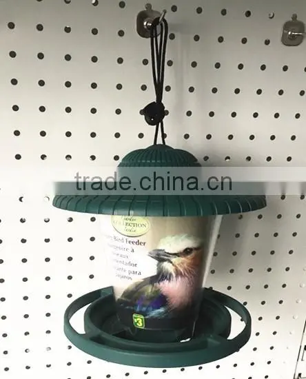 Cheap cup shape plastic garden bird feeders