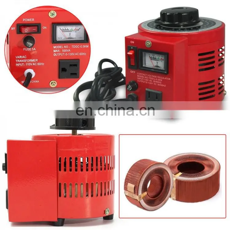 500W 2Amp 110V Variac Auto Transformer AC Variable Voltage Regulator