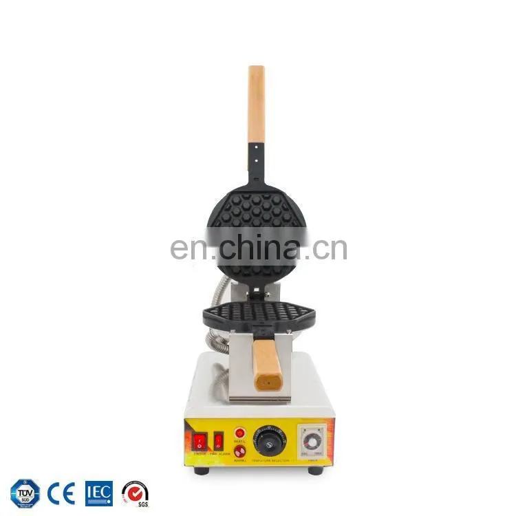 Electric heating mechanical version honeycomb waffle double-sided heating turnover electric cake file baking snack equipment