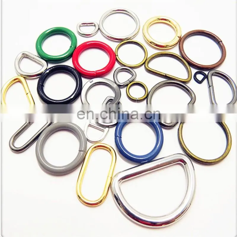 Metal Open Square Ring For Bags