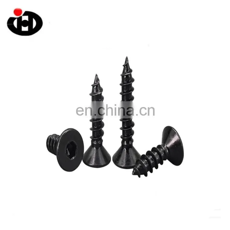 High Strength JINGHONG Self Tapping Black Drywall Wood Screw