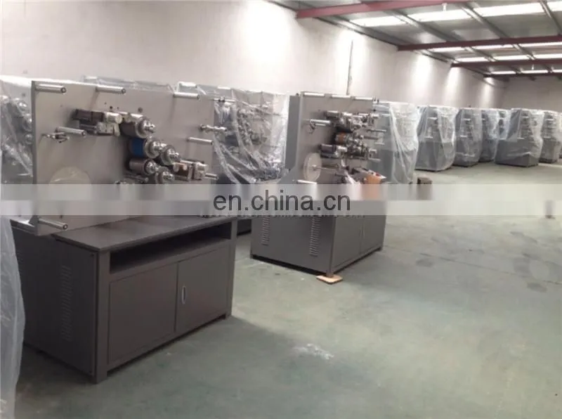 UGS1004 4 Color Automatic Rotary Fabric Trademark Ribbon Printing Machine, Textile cotton webbing Letter Press Offset Printer