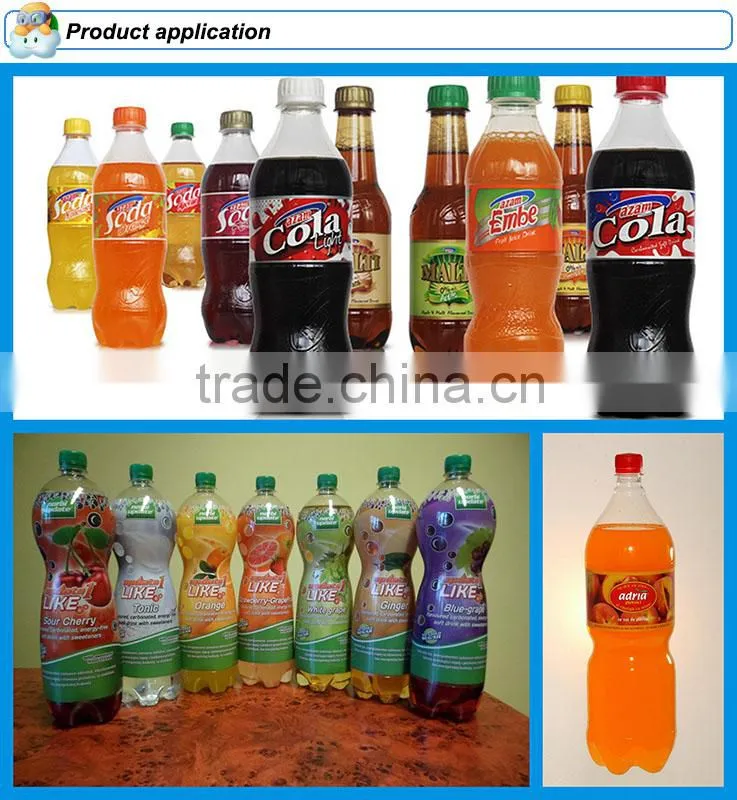 3000 bottles per hour carbonated soft drink filling machine