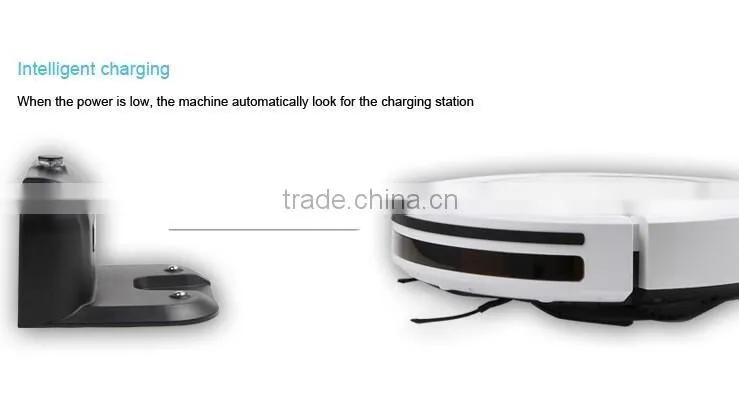 2016 new arrival Robot Vacuum Cleaner dry and wet anti falling robot OEM factory