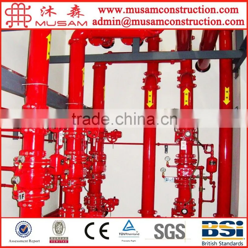 Fm ul approved ductile cast iron pipe coupling grooved/mechanical joint outlet and grooved fittings/grooved fittings mech
