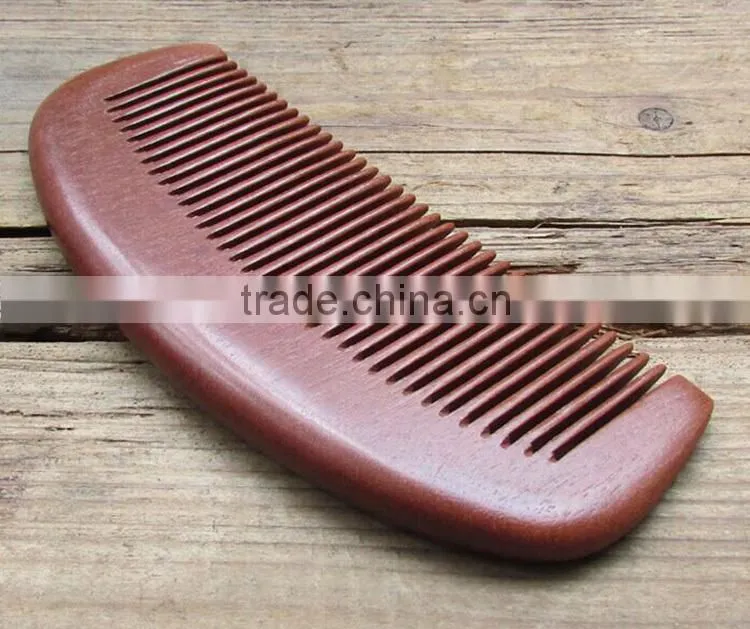 Hot sale high-end red sandalwood beard comb