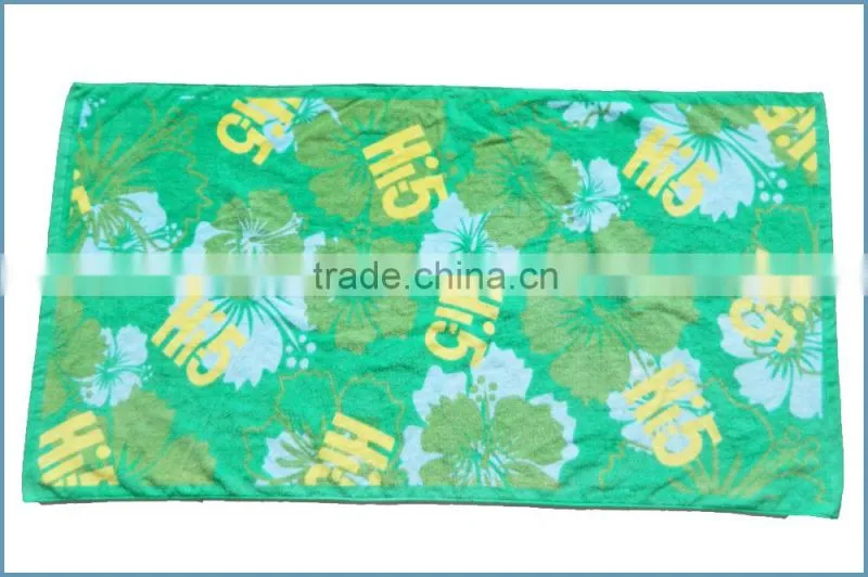 Gym Towel Made In China Velour Reactive Printing