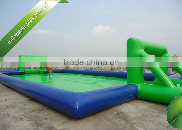 Giant inflatable soccer field inflatable football playground for fun,inflatable ride