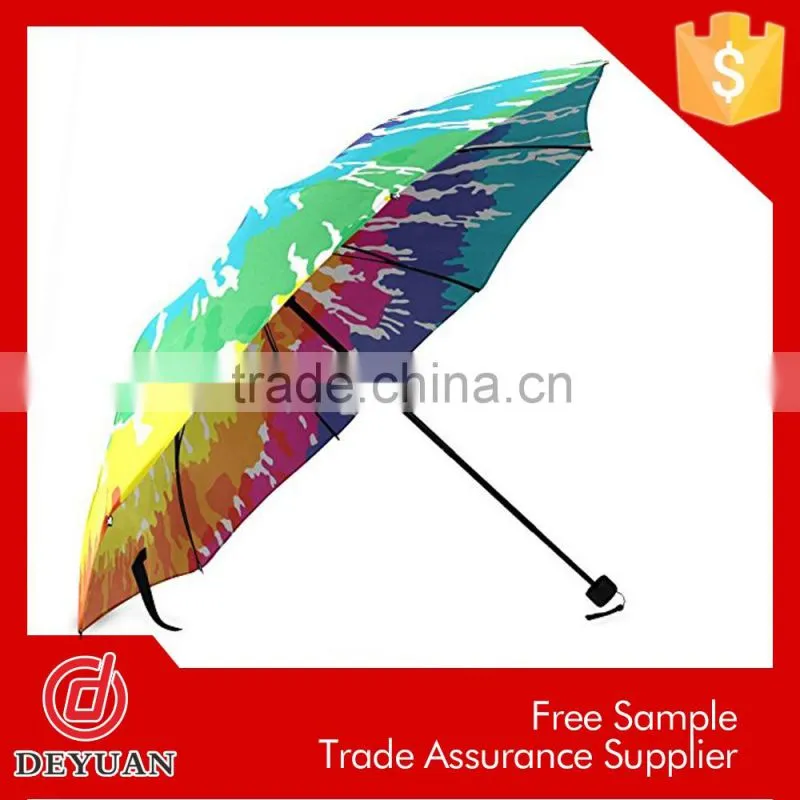 new design fashion manual polyester folding umbrellas