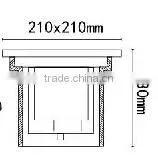 LED 16w 9w 4w square Underground Lights fixture led IP68
