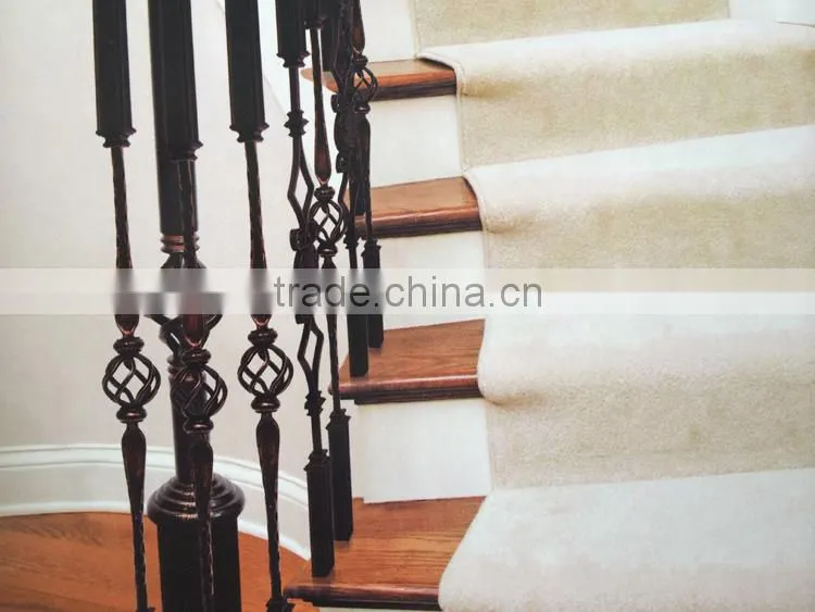 Artistic Pattern Aluminum Handrail Designs/outdoor wrought iron railings