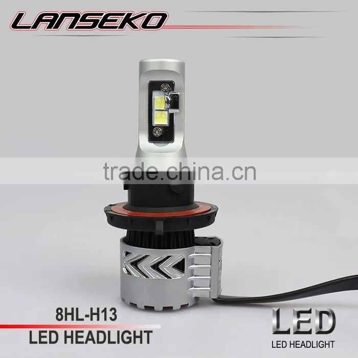 super bright 6000lm G8 led headlight auto parts H4/H13/9004/9007, competitive price 12v 6500k car led headlight 36w