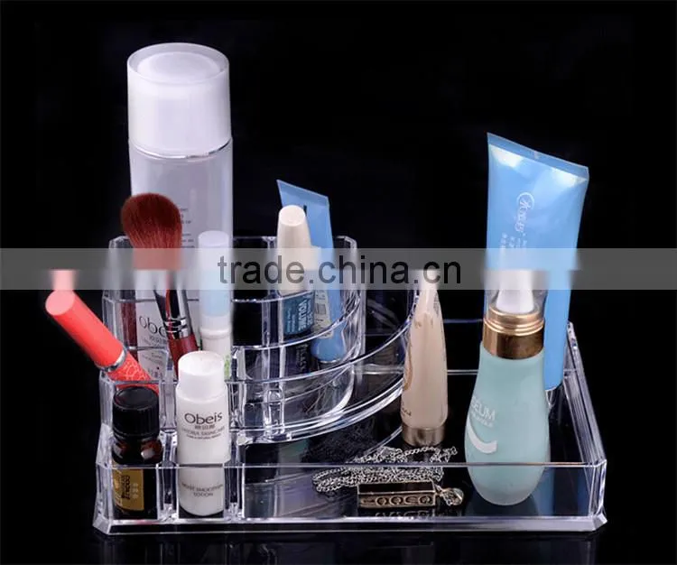 makeup container brush holder case