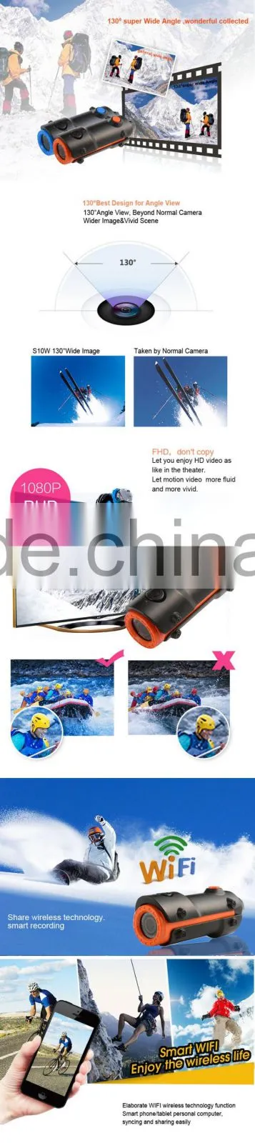 Hot new products sj4000 action cam,hd 720p action camera