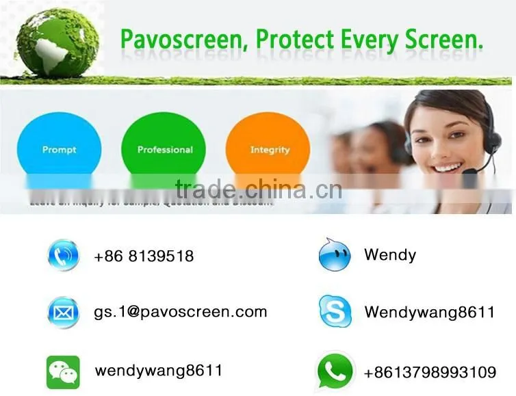 High clear 9H 2.5D 0.33mm waterproof full size tempered glass screen protector in Zhuhai