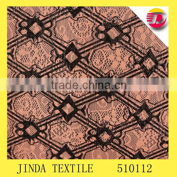 high quality stretch flower print fabric for garment or lingerie
