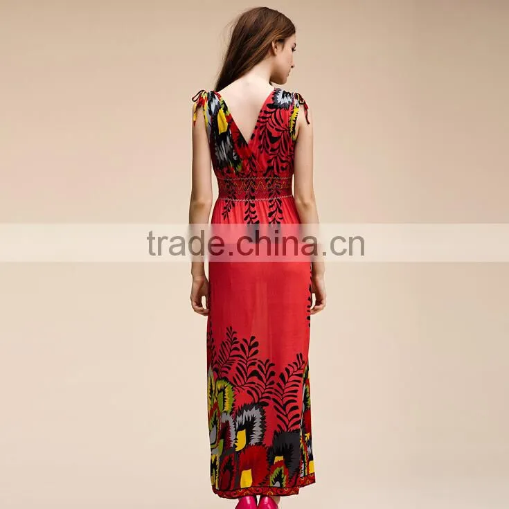Jinjiang produce red free prom dress