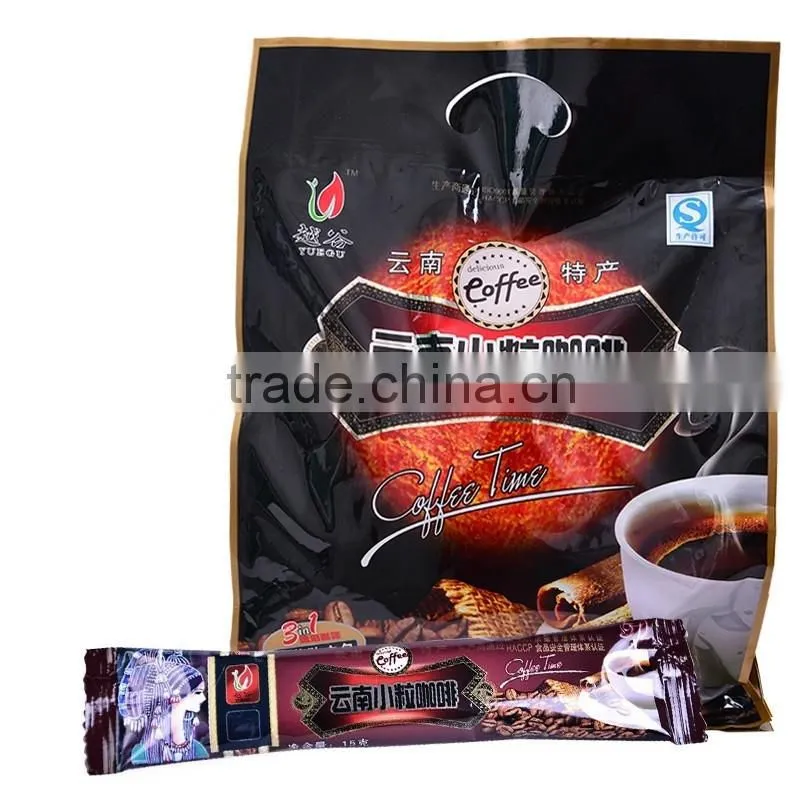 Gravure pringing plastic bag for instant coffee mix packaging