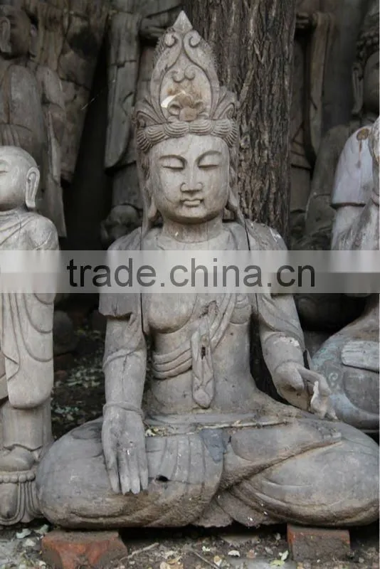 Chinese antique wooden buddha