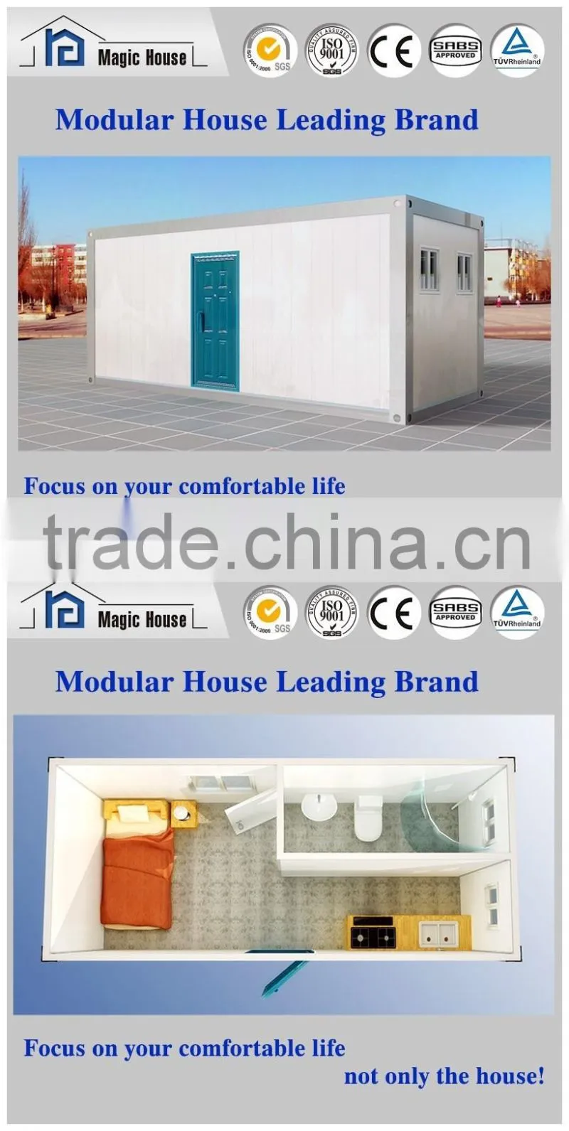 labor accommodation container mobile prefab mobile living box house sales