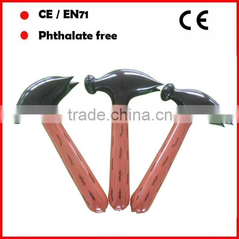 Hot products PVC inflatable small hammers toys with sound for kids