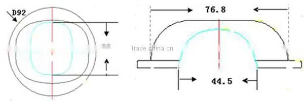 50W 100W 150W 200W COB led Glass lens