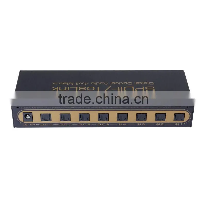 Digital audio amplifier 4x4 SPDIF matrix