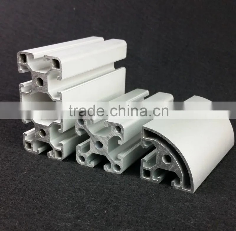 40mm*40mm extrusion section slotted 8mm aluminum