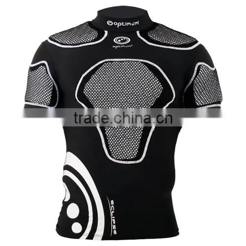 custom Rugby protection padded top short American Football pro combat compression gear padded protection wear